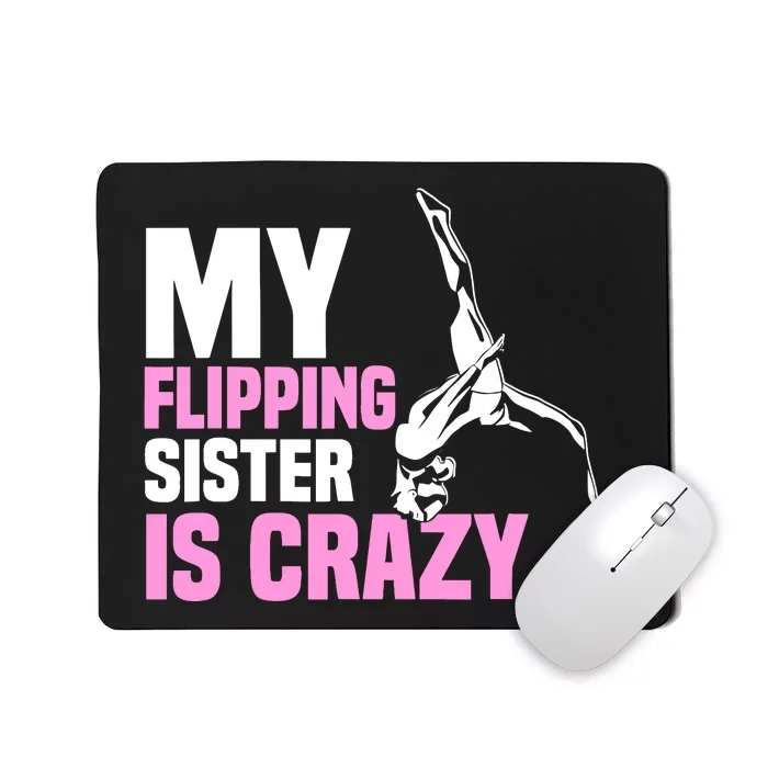 Tumbling Sister Athlete Sport Gymnastics Mousepad