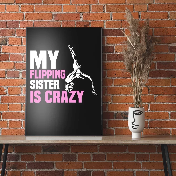 Tumbling Sister Athlete Sport Gymnastics Poster