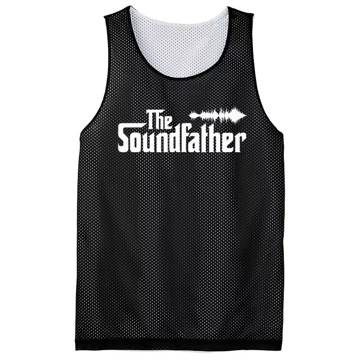 The Soundfather Audio Engineer Sound Engineer Mesh Reversible Basketball Jersey Tank