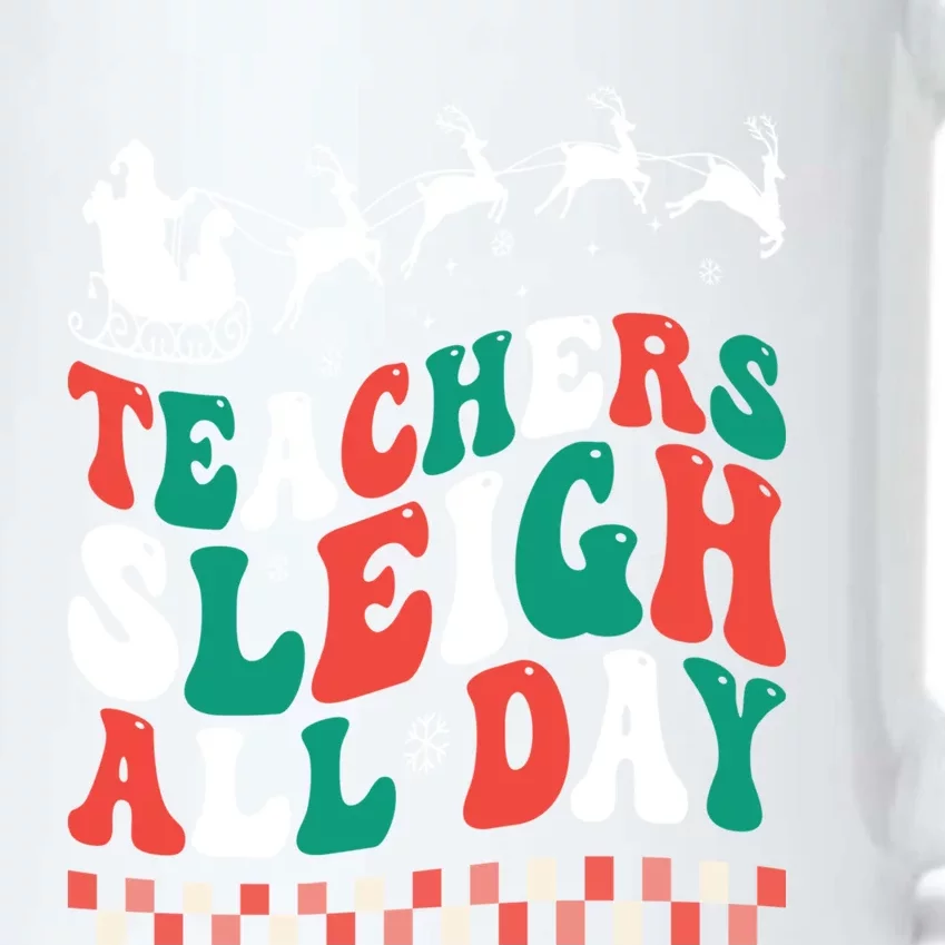 Teachers Sleigh All Day Meaningful Gift Black Color Changing Mug