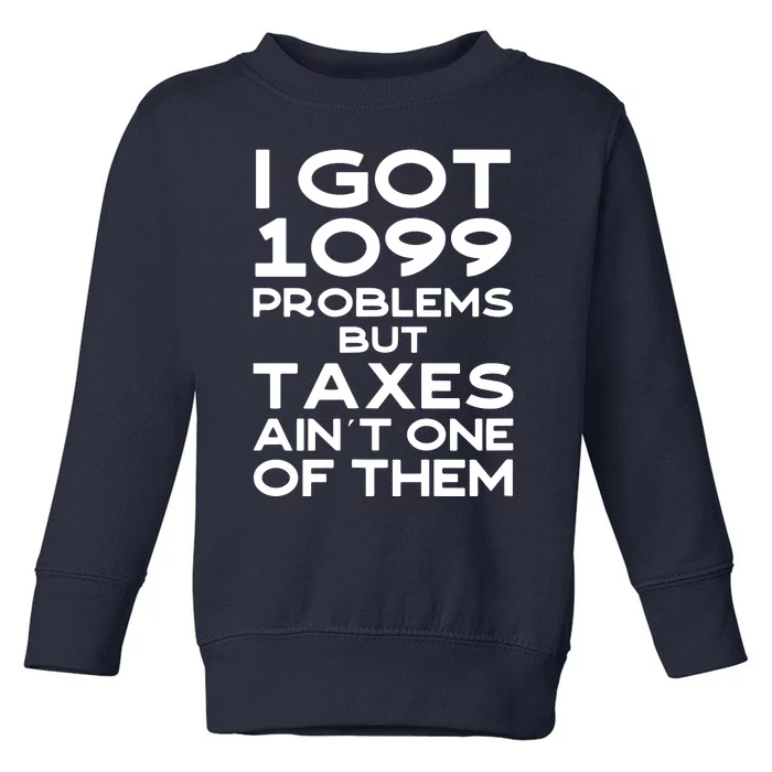 Tax Season Accountant CPA Tax Preparer Pun Joke Gift Toddler Sweatshirt