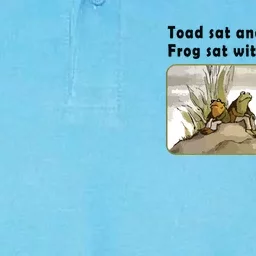 Toad Sat And Did Nothing Frog Toad Book Lover Softstyle Adult Sport Polo