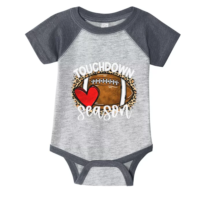 Touchdown Season American Football Game Day Thanksgiving Infant Baby Jersey Bodysuit