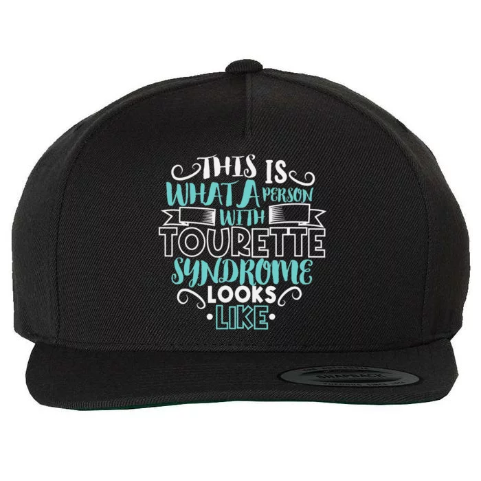 Tourette Syndrome Awareness Month Fighters Warrior Wool Snapback Cap