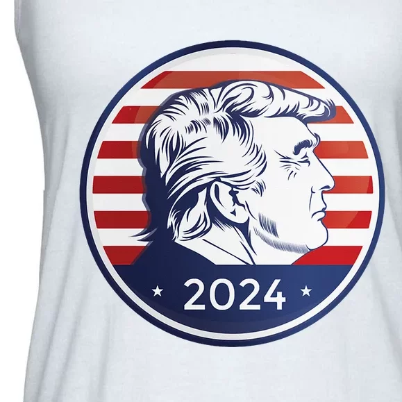 Trump Save America 2024 President Classic . Ladies Essential Flowy Tank