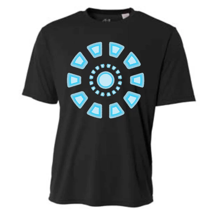 Tony Stark Arc Reactor Cooling Performance Crew T-Shirt