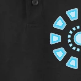 Tony Stark Arc Reactor Dry Zone Grid Performance Polo