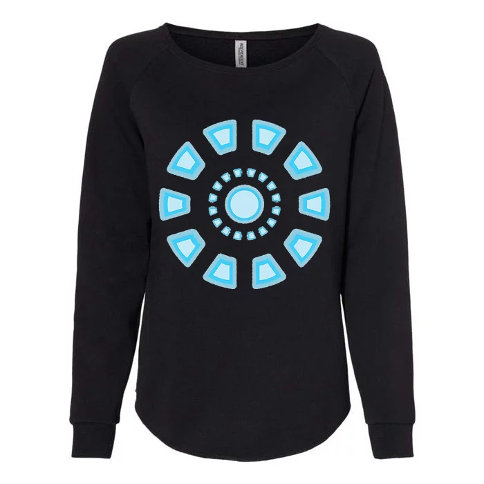 Tony Stark Arc Reactor Womens California Wash Sweatshirt