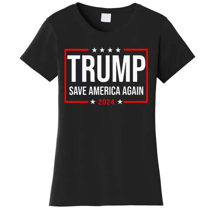 Trump Save America Again 2024 Women's T-Shirt