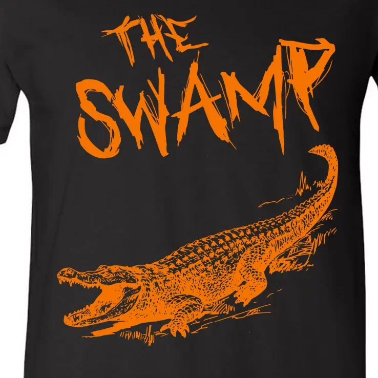 The Swamp Alligator V-Neck T-Shirt