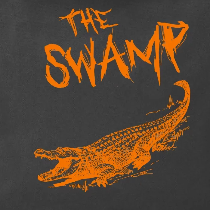 The Swamp Alligator Zip Tote Bag