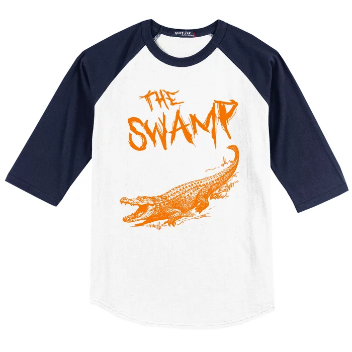 The Swamp Alligator Baseball Sleeve Shirt