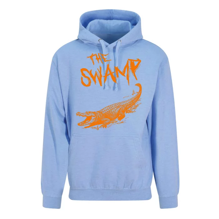 The Swamp Alligator Unisex Surf Hoodie