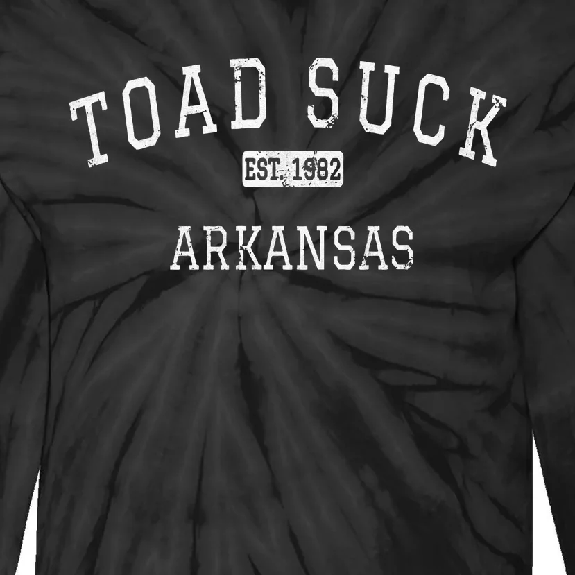 Toad Suck Arkansas AR Vintage Tie-Dye Long Sleeve Shirt