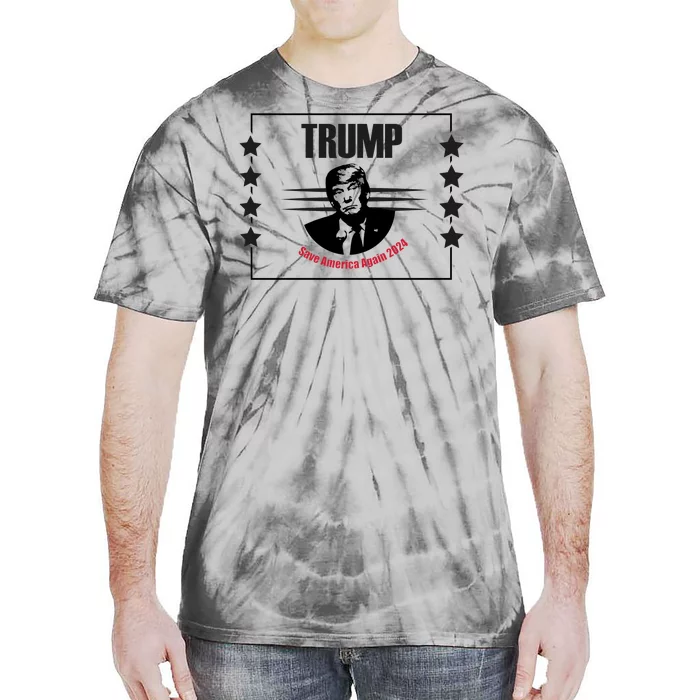 Trump Save America Again Tie-Dye T-Shirt