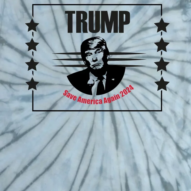 Trump Save America Again Tie-Dye T-Shirt