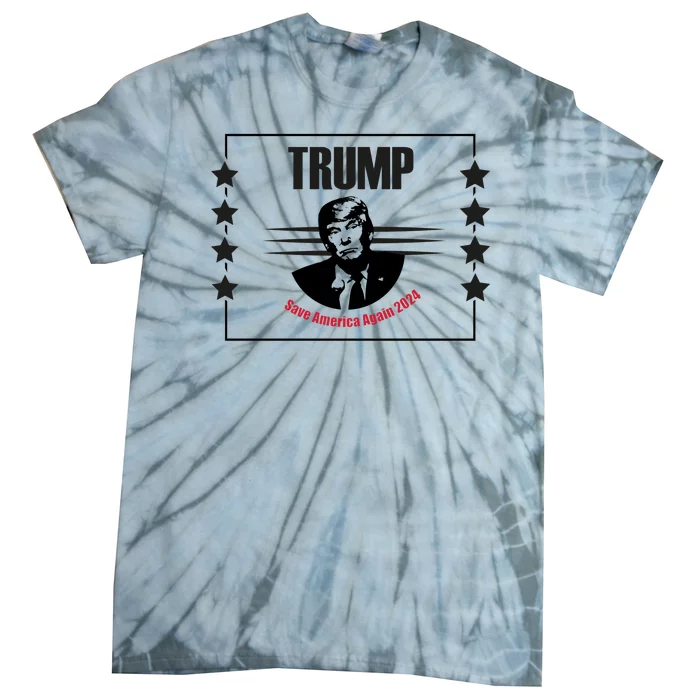 Trump Save America Again Tie-Dye T-Shirt