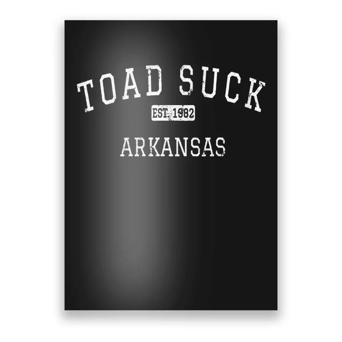 Toad Suck Arkansas AR Vintage Poster