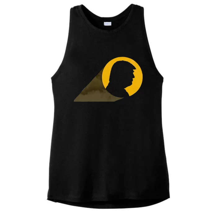 Trump Signal Bat Signal Ladies Tri-Blend Wicking Tank