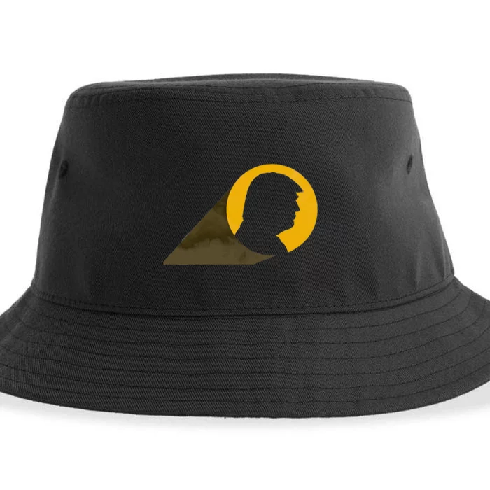 Trump Signal Bat Signal Sustainable Bucket Hat