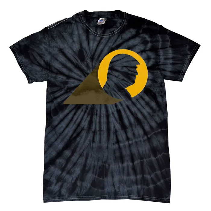 Trump Signal Bat Signal Tie-Dye T-Shirt