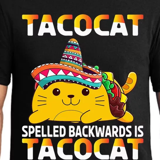 Tacocat Spelled Backward Is Tacocat Mexican party Pajama Set