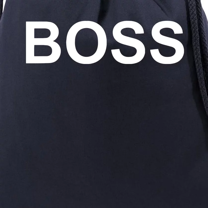 That Says Boss Text Costume Gift Drawstring Bag