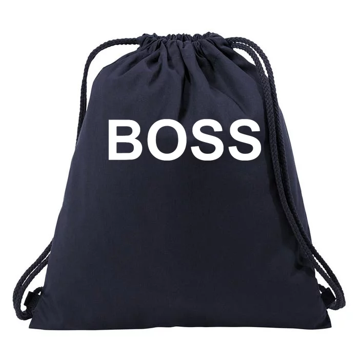 That Says Boss Text Costume Gift Drawstring Bag