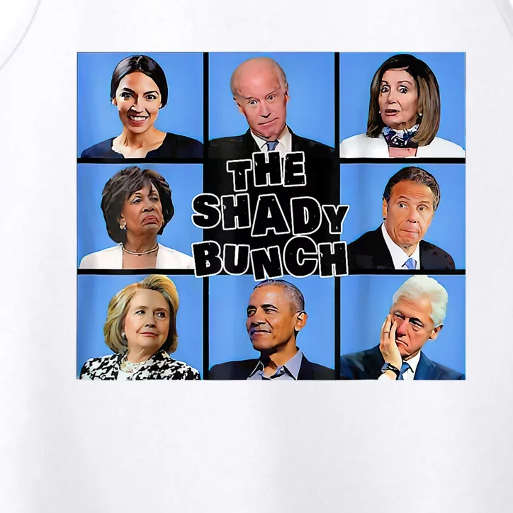 The Shady Bunch Funny Past Presidents Performance Tank