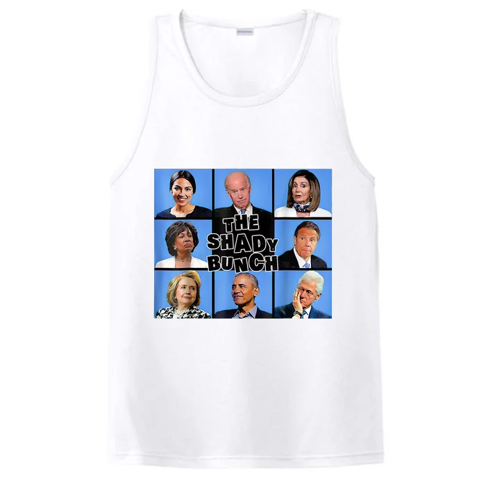 The Shady Bunch Funny Past Presidents Performance Tank