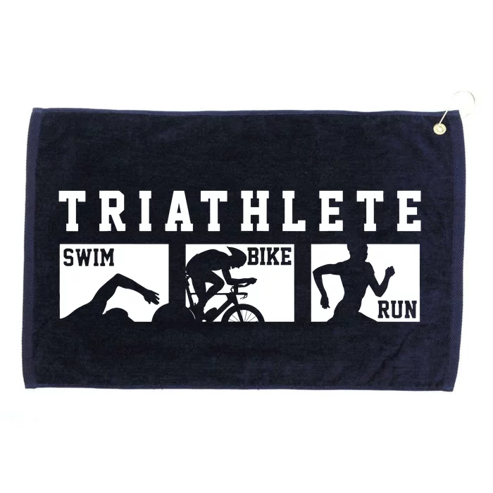 Triathlon Swim Bike Run Gift Triathlon Cool Grommeted Golf Towel