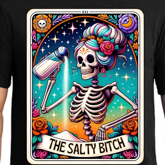 The Salty Bitch Funny Tarot Card Pajama Set