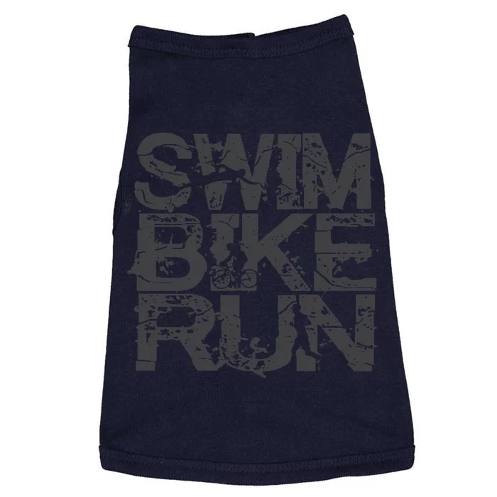 Triathlon Swim Bike Run Triathlete Doggie Tank