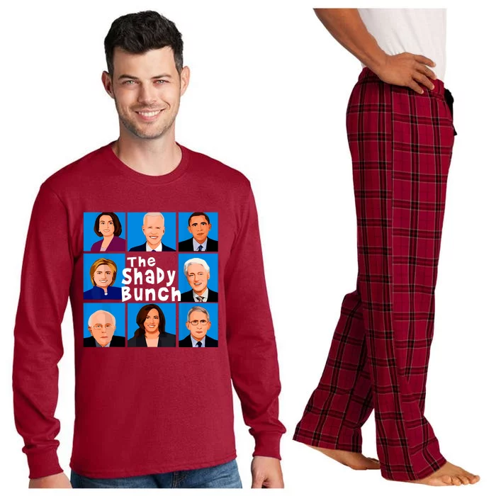 The Shady Bunch Funny Anti Joe Biden Long Sleeve Pajama Set