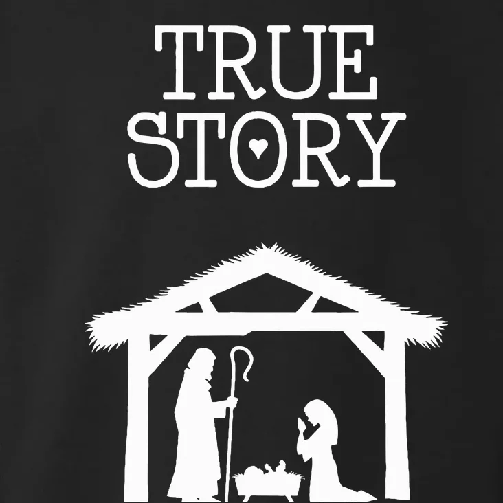 True Story Birth of Christ Nativity Manger Scene Christian Toddler Hoodie