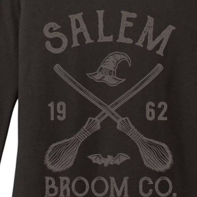 The Salem Broom Company Halloween Outfit Witch Gift Womens CVC Long Sleeve Shirt