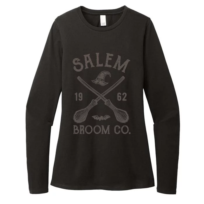 The Salem Broom Company Halloween Outfit Witch Gift Womens CVC Long Sleeve Shirt