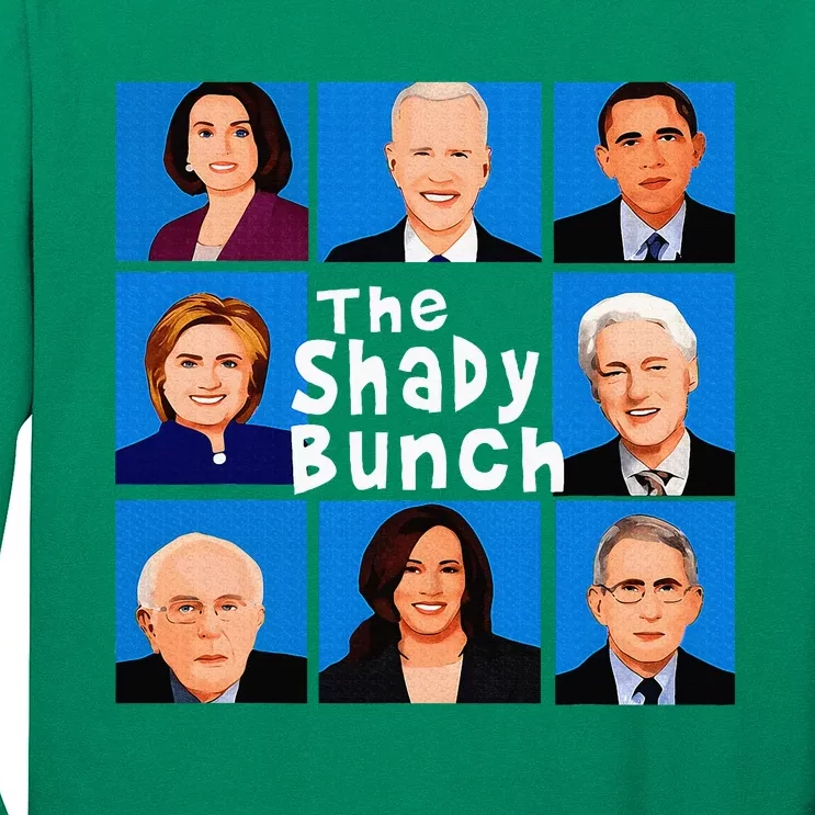 The Shady Bunch Funny Anti Joe Long Sleeve Shirt