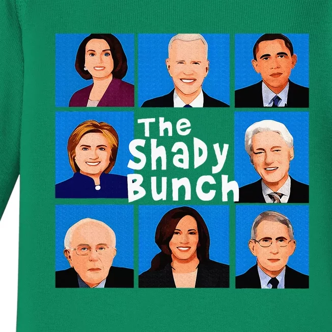 The Shady Bunch Funny Anti Joe Baby Long Sleeve Bodysuit