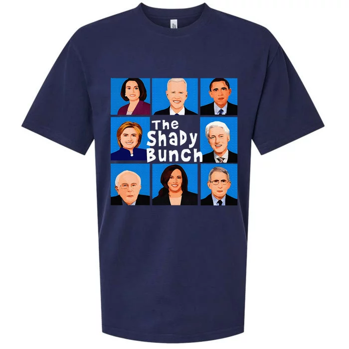 The Shady Bunch Funny Anti Joe Sueded Cloud Jersey T-Shirt