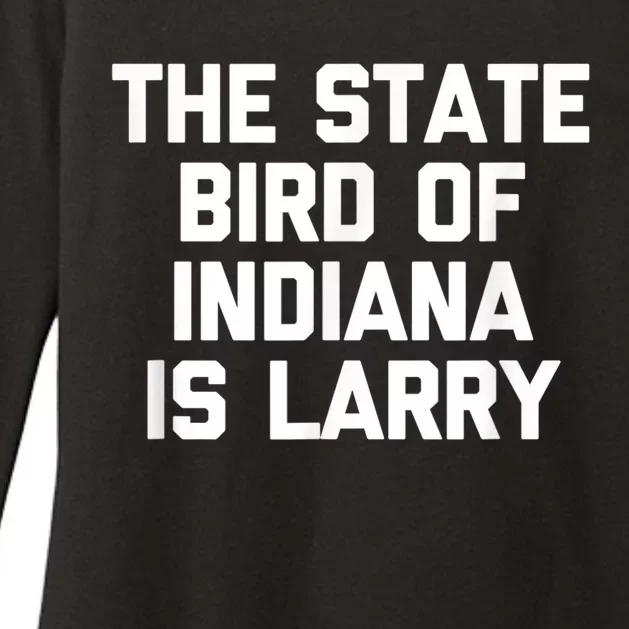 The State Bird Of Indiana Is Larry Funny Basketball shirt Womens CVC Long Sleeve Shirt