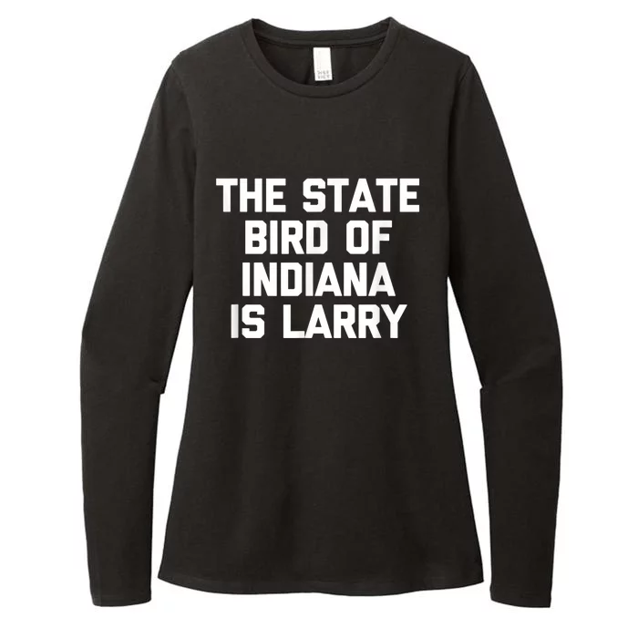 The State Bird Of Indiana Is Larry Funny Basketball shirt Womens CVC Long Sleeve Shirt