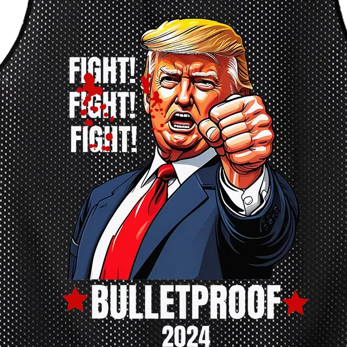 Trump Shot Bulletproof Bloody Ear Bleeding Butler Pa Trump Mesh Reversible Basketball Jersey Tank