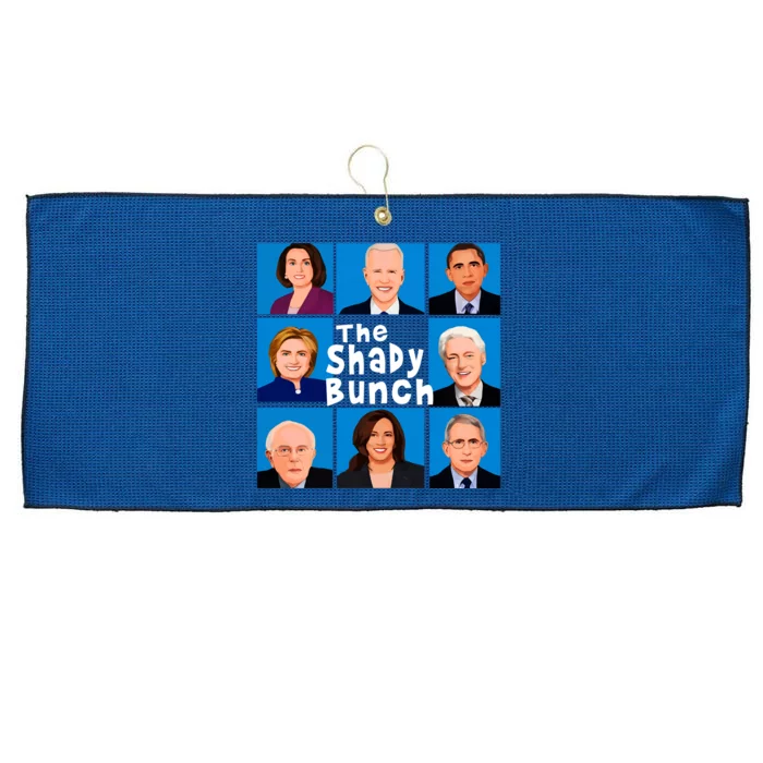 The Shady Bunch Anti Biden Obama Clinton Funny Vote Trump Large Microfiber Waffle Golf Towel