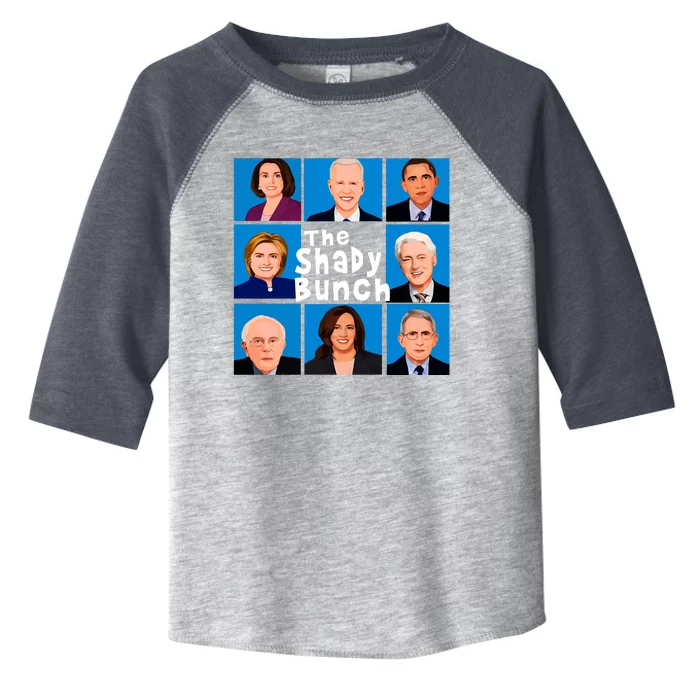 The Shady Bunch Anti Biden Obama Clinton Funny Vote Trump Toddler Fine Jersey T-Shirt