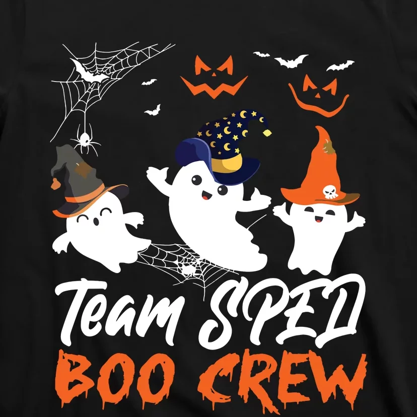 Team SPED Boo Crew Halloween Ghost SPED Special Ed Teacher T-Shirt