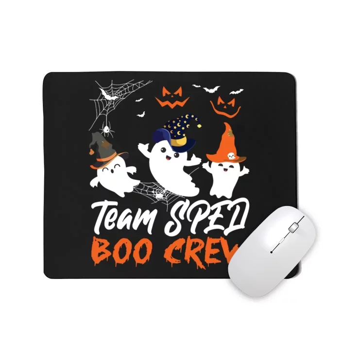 Team SPED Boo Crew Halloween Ghost SPED Special Ed Teacher Mousepad