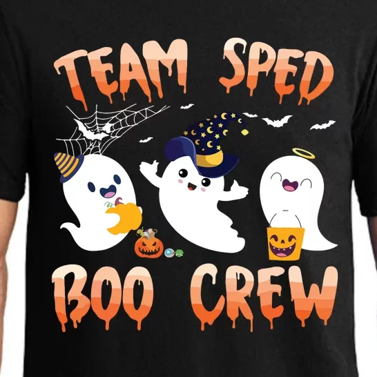 Team SPED Boo Crew Halloween Ghost SPED Special Ed Teacher Pajama Set