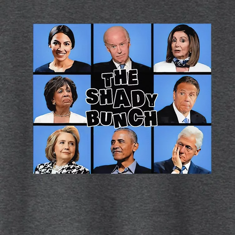 The Shady Bunch Funny Past Presidents Women's Crop Top Tee