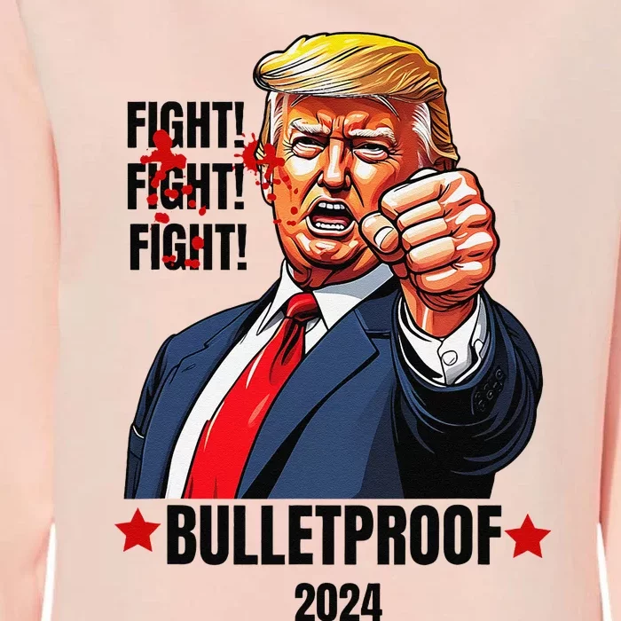 Trump Shot Bulletproof Bloody Ear Bleeding Butler Pa Trump Womens California Wash Sweatshirt